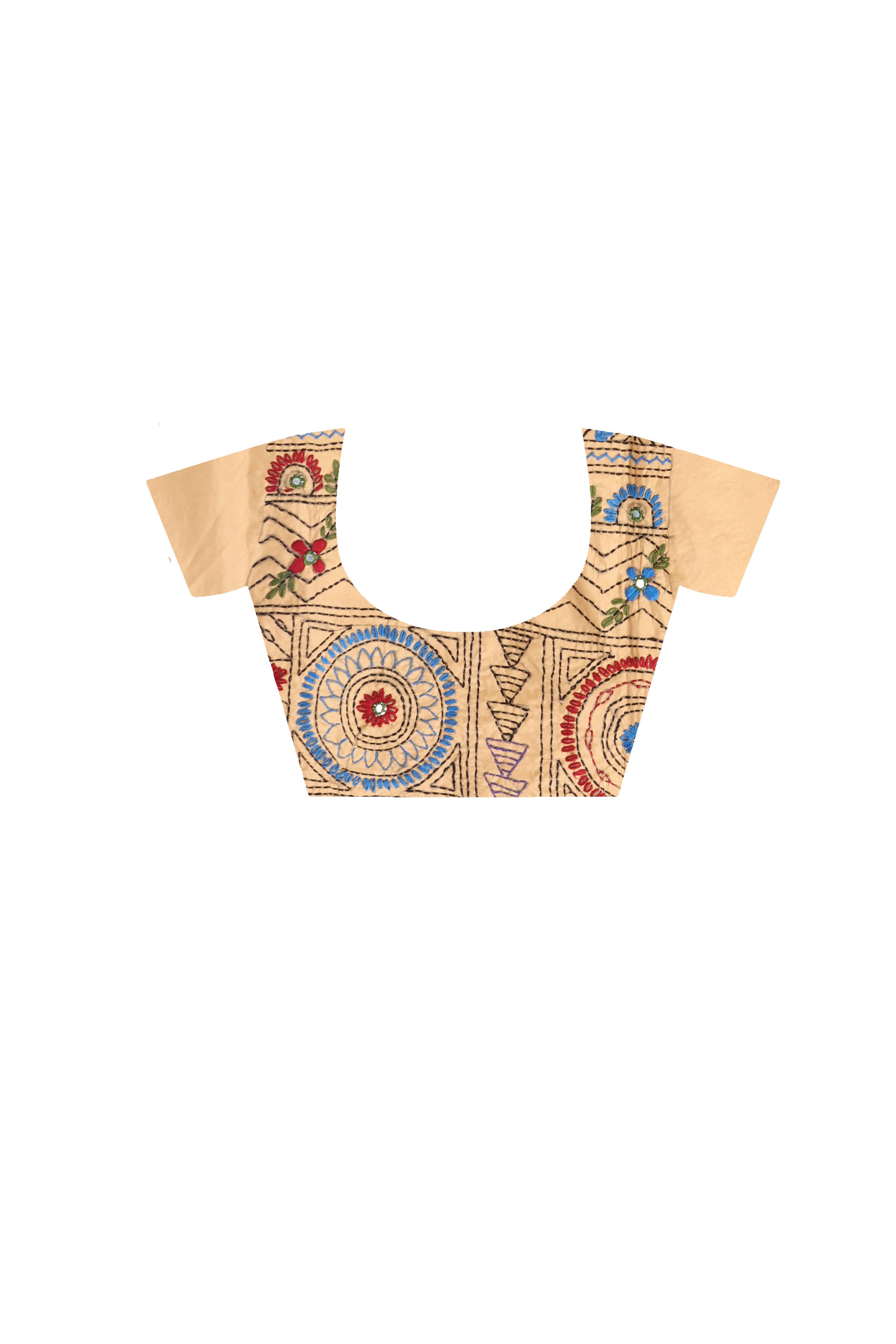 Bangalore Silk Lambani Stitch Saree
