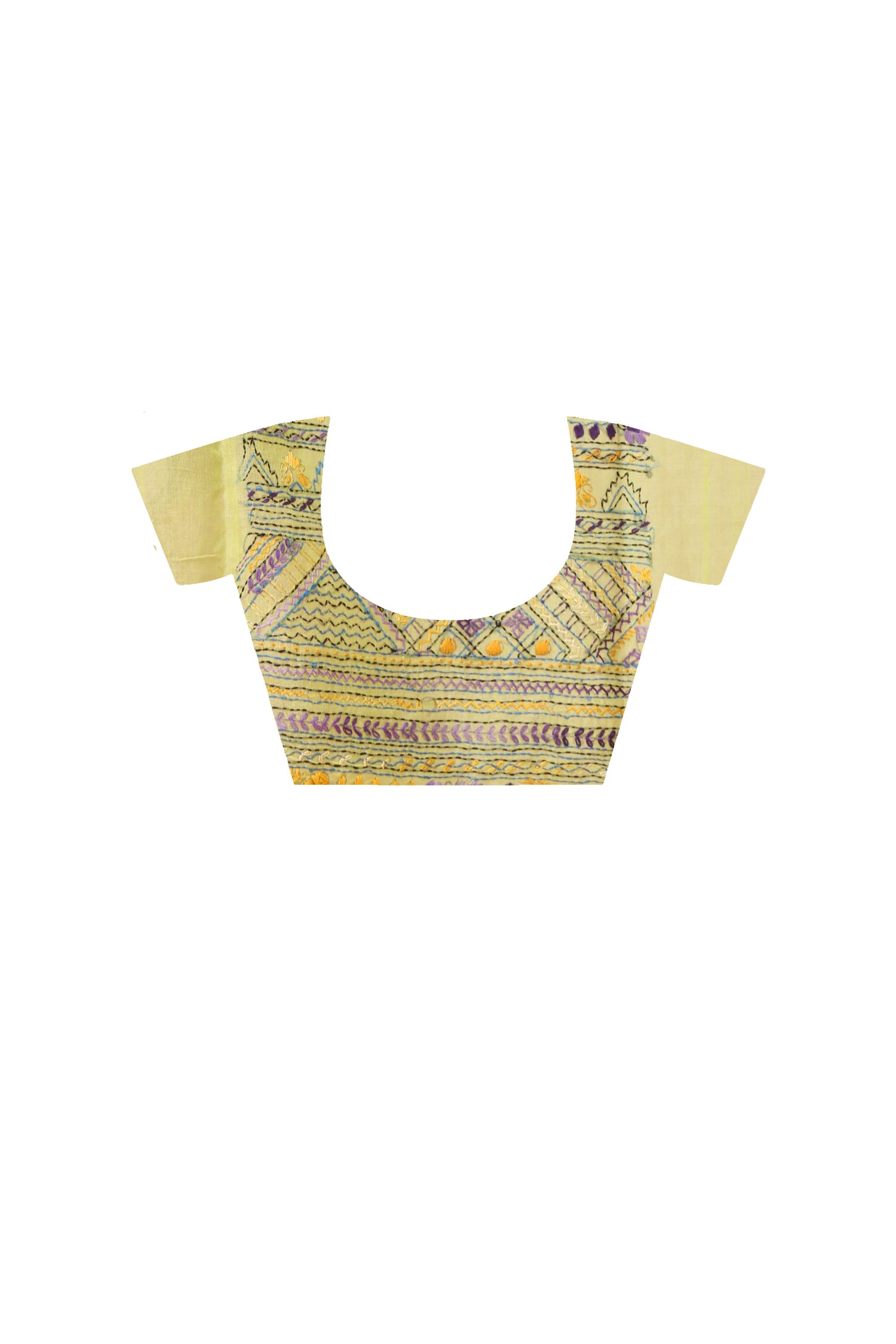 Half Tussar Lambani Stitch Saree