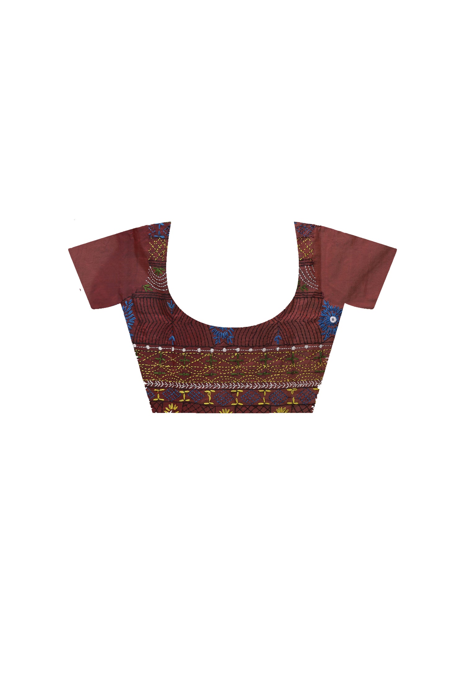 Bangalore Silk Lambani Stitch Saree