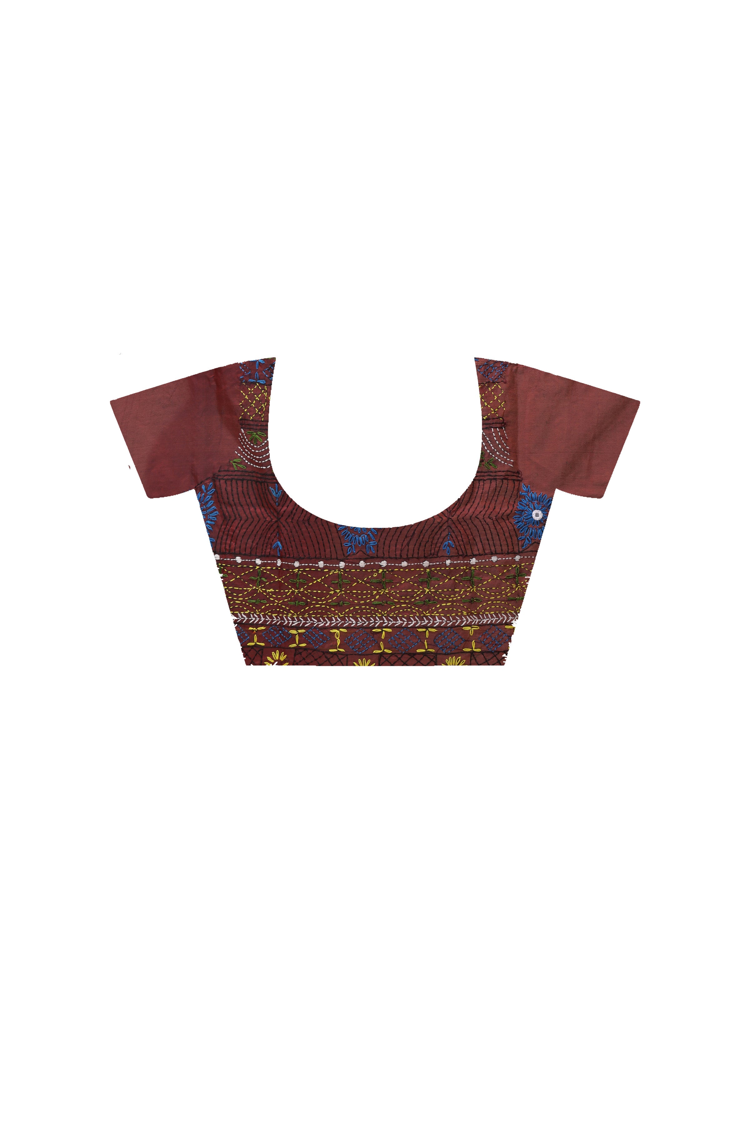 Bangalore Silk Lambani Stitch Saree