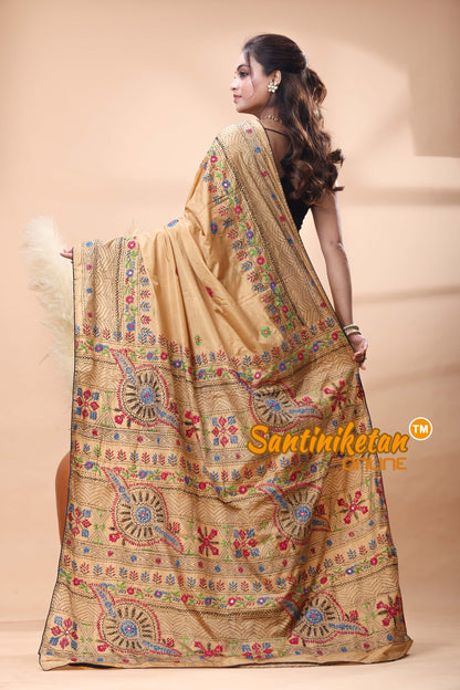 Bangalore Silk Lambani Stitch Saree