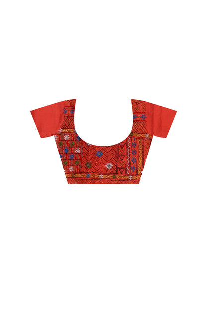 Bangalore Silk Lambani Stitch Saree