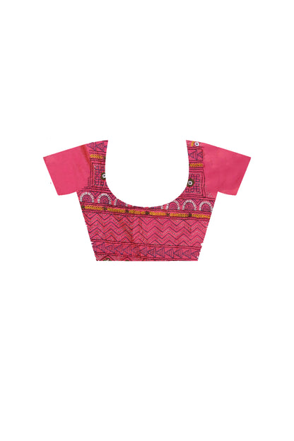 Bangalore Silk Lambani Stitch Saree