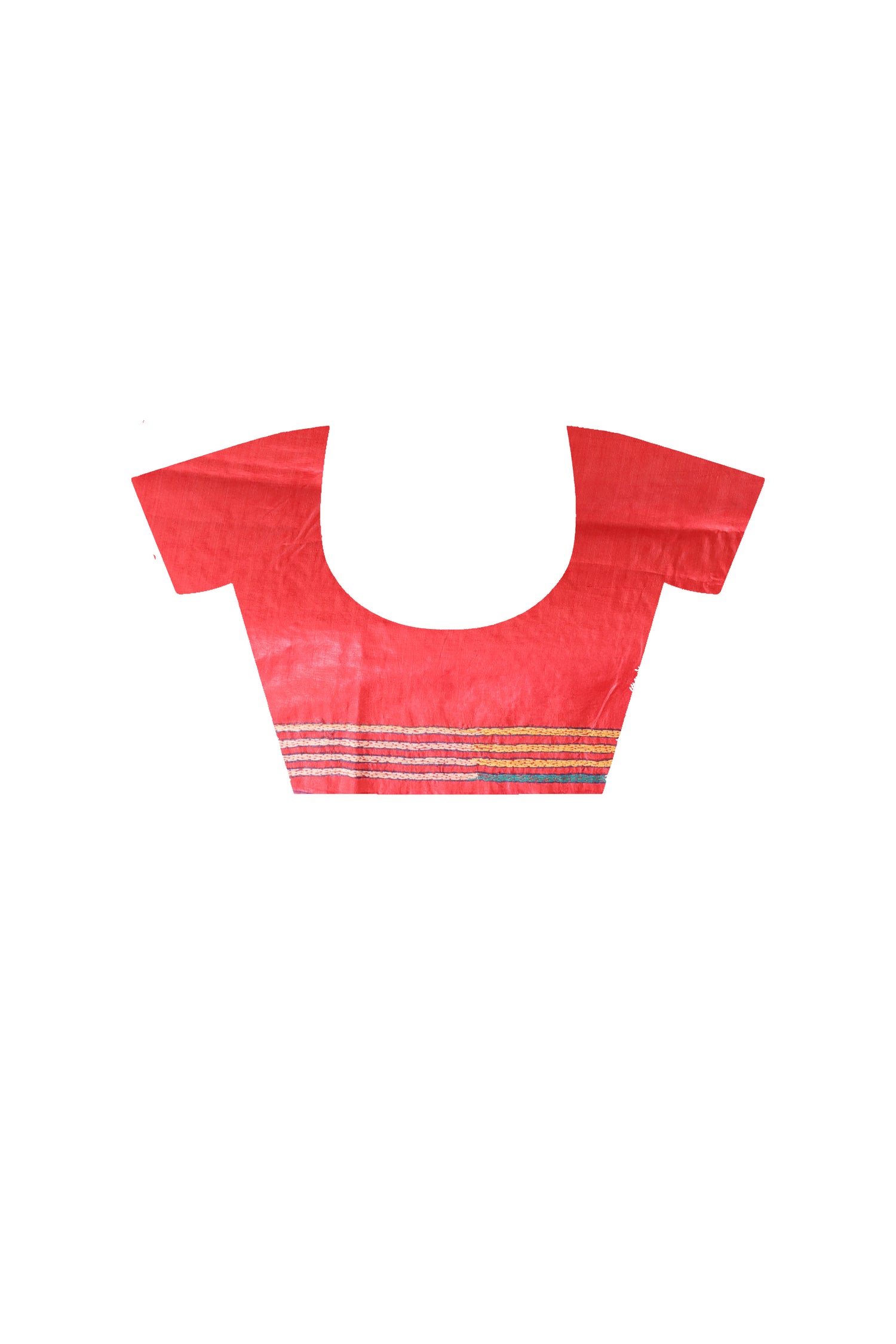 Pure Bangalore Silk Kantha Stitch Saree