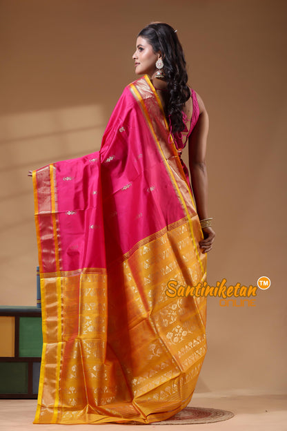 Kanjivaram Design Garad Silk Saree With Blouse