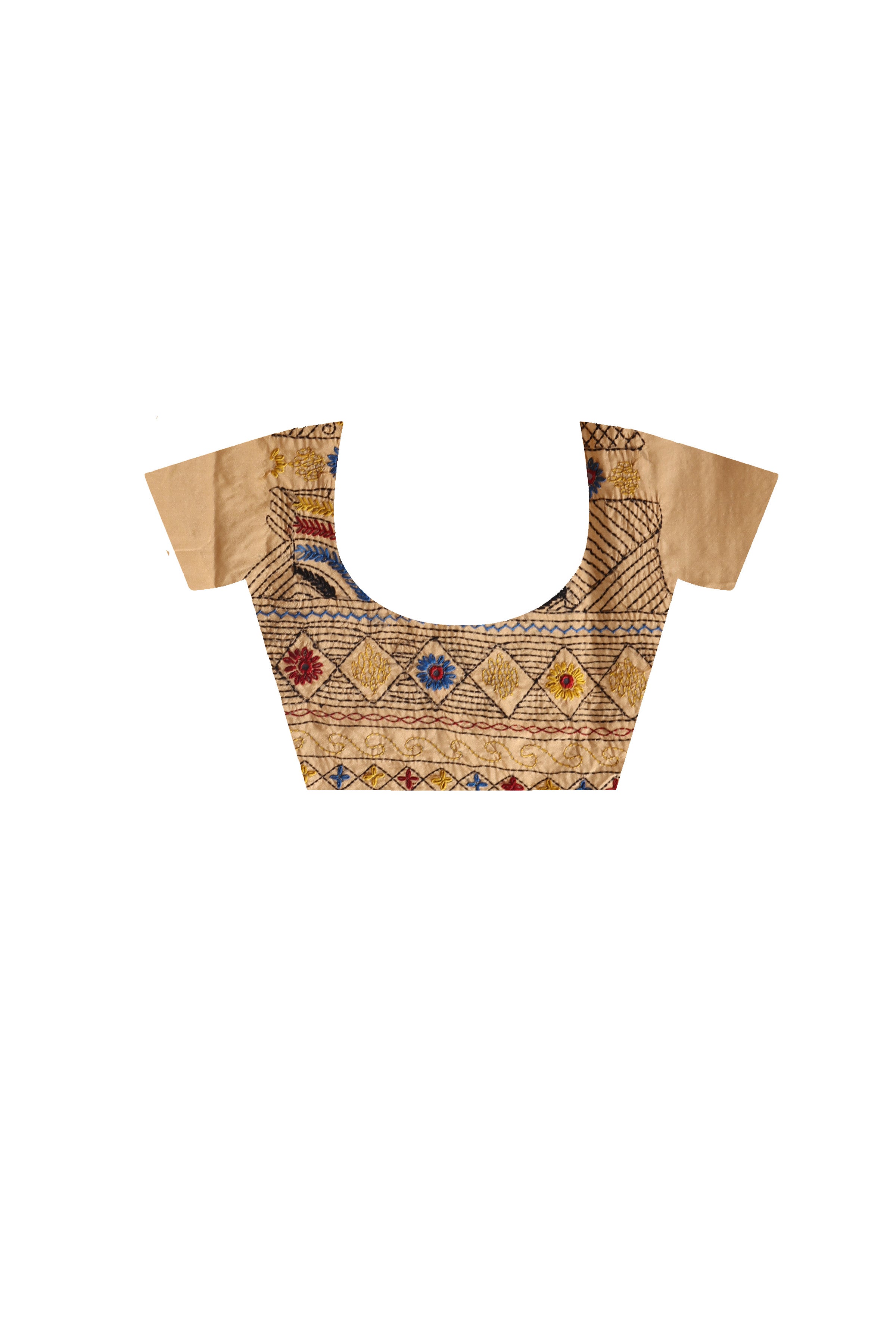 Bangalore Silk Lambani Stitch Saree