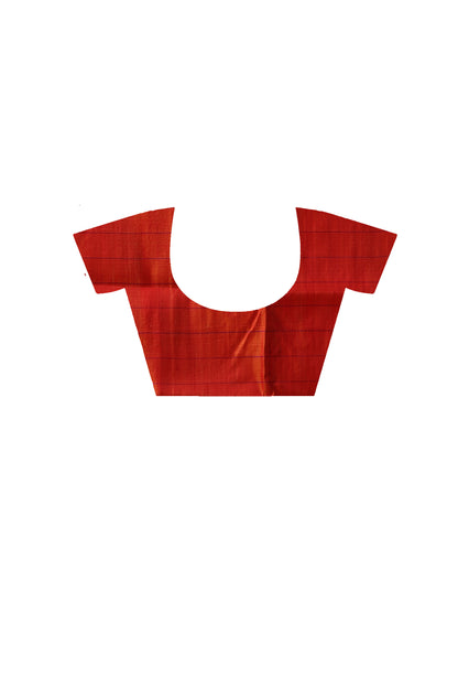 Bishnupur Katan Silk Saree With Zari Tample Border And All Body Buti