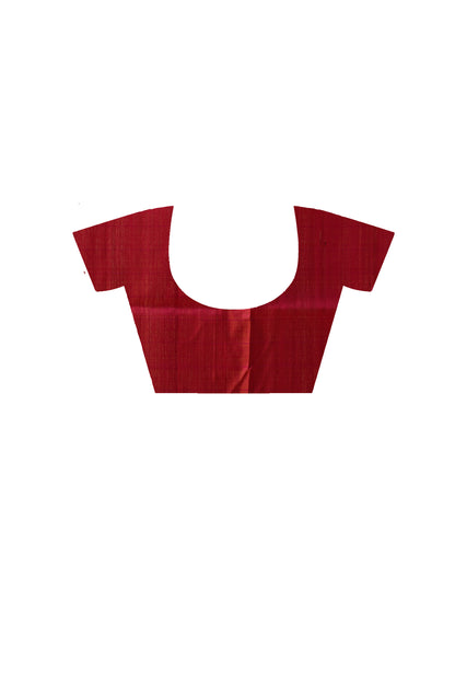 Bishnupur Katan Silk Saree With Zari Tample Border And All Body Buti