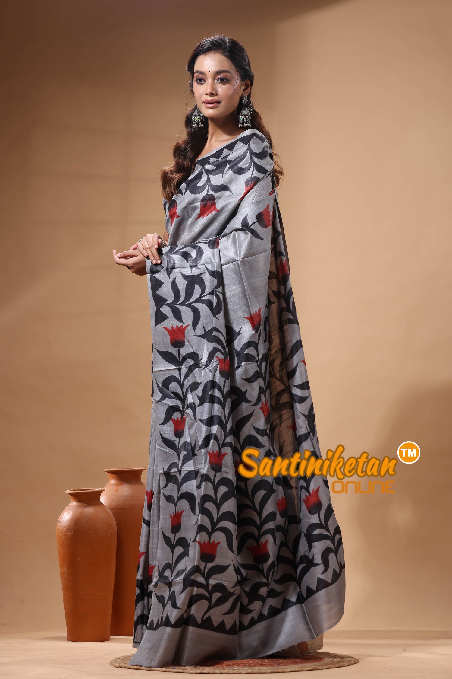 Pure Tussar Hand Painted Saree SN2629848