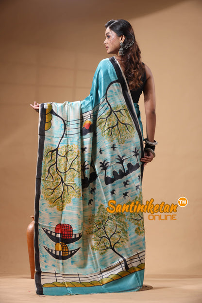 Pure Tussar Hand Painted Saree SN2629871