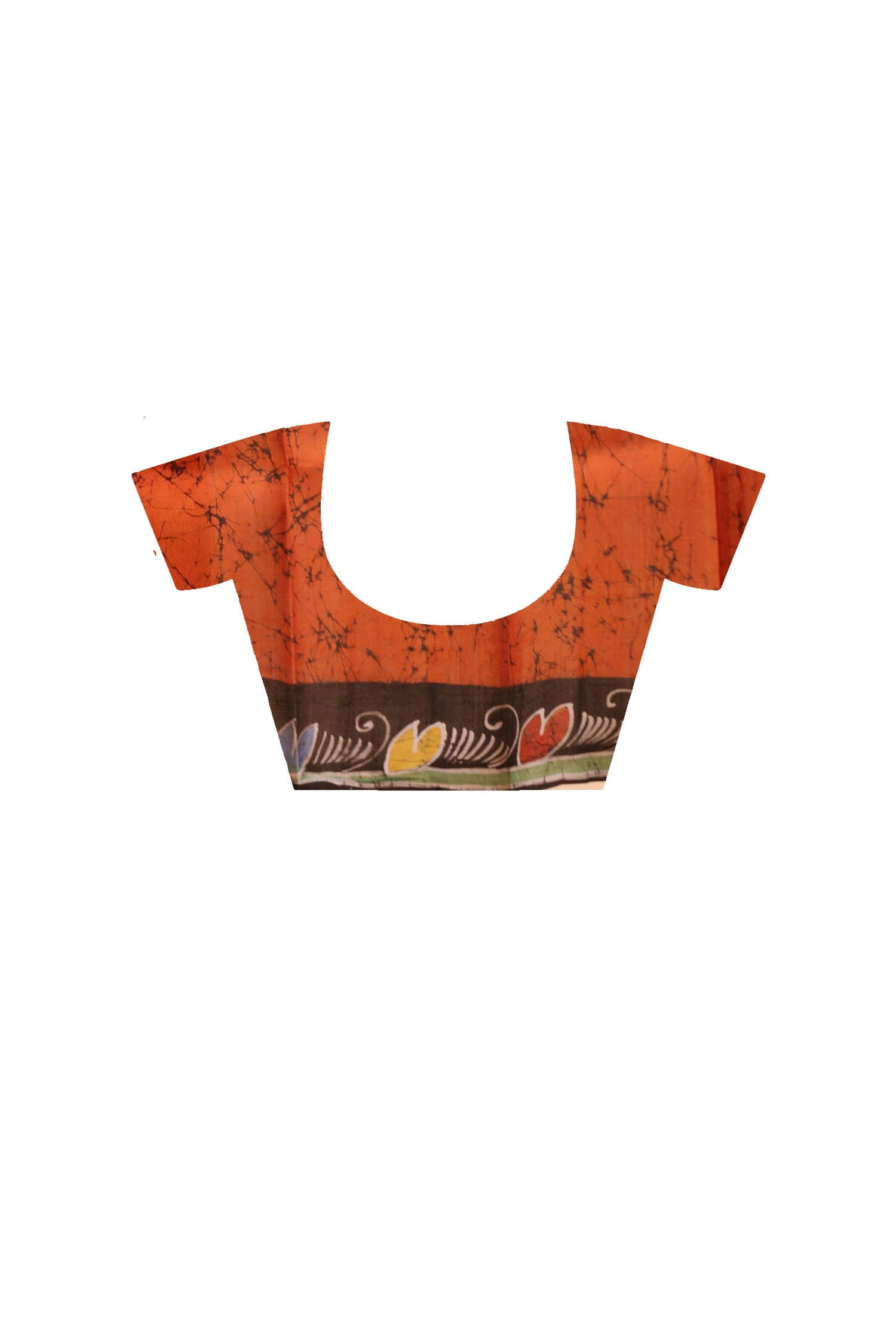 Hand Batik On Murshidabad Silk Saree SN2629960