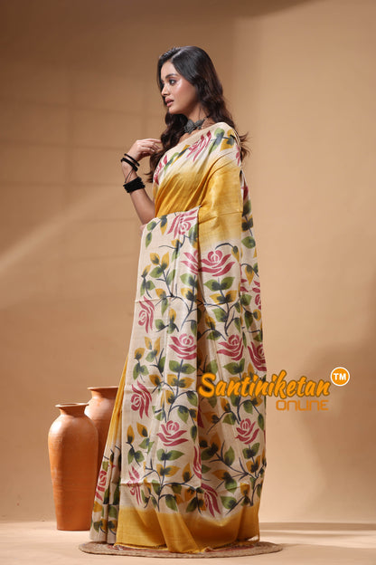 Pure Tussar Hand Painted Saree SN2630161