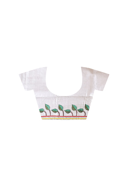 Pure Gachi Tussar Kantha Stitch Saree SN2630631