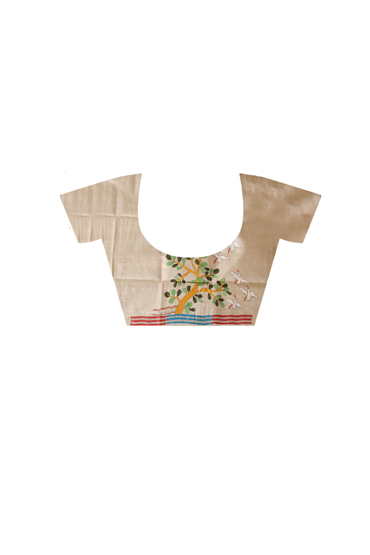 Pure Gachi Tussar Kantha Stitch Saree SN2630908