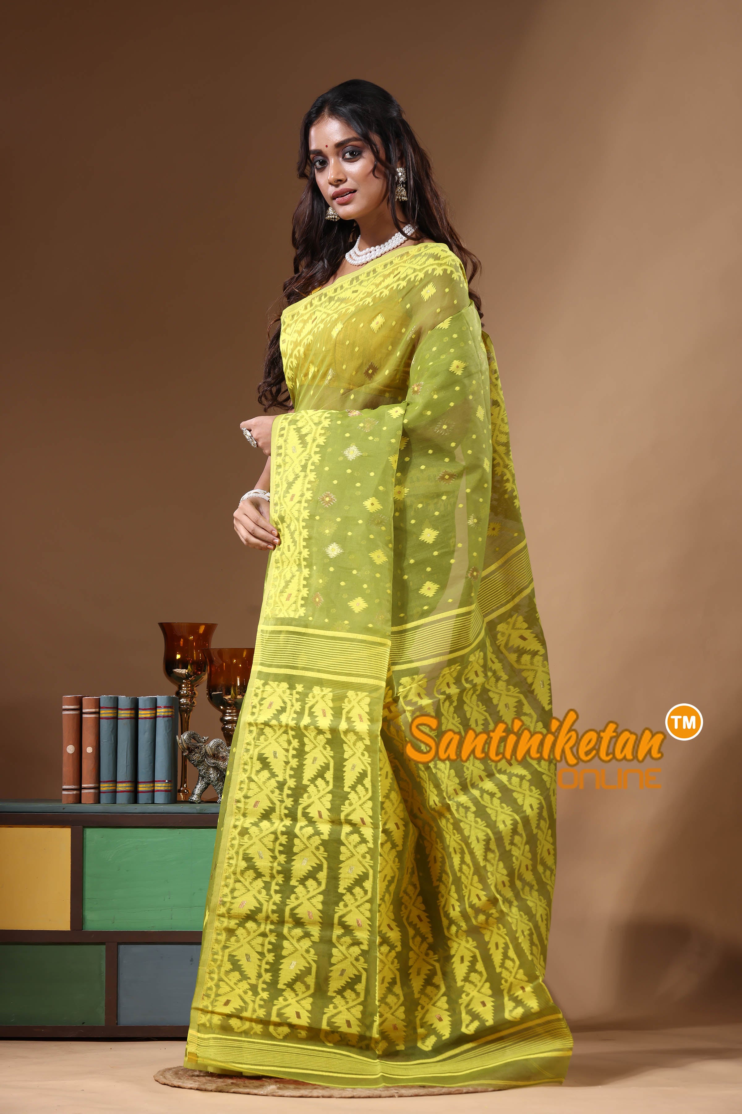 Resham Dhakai Jamdani SN2630948