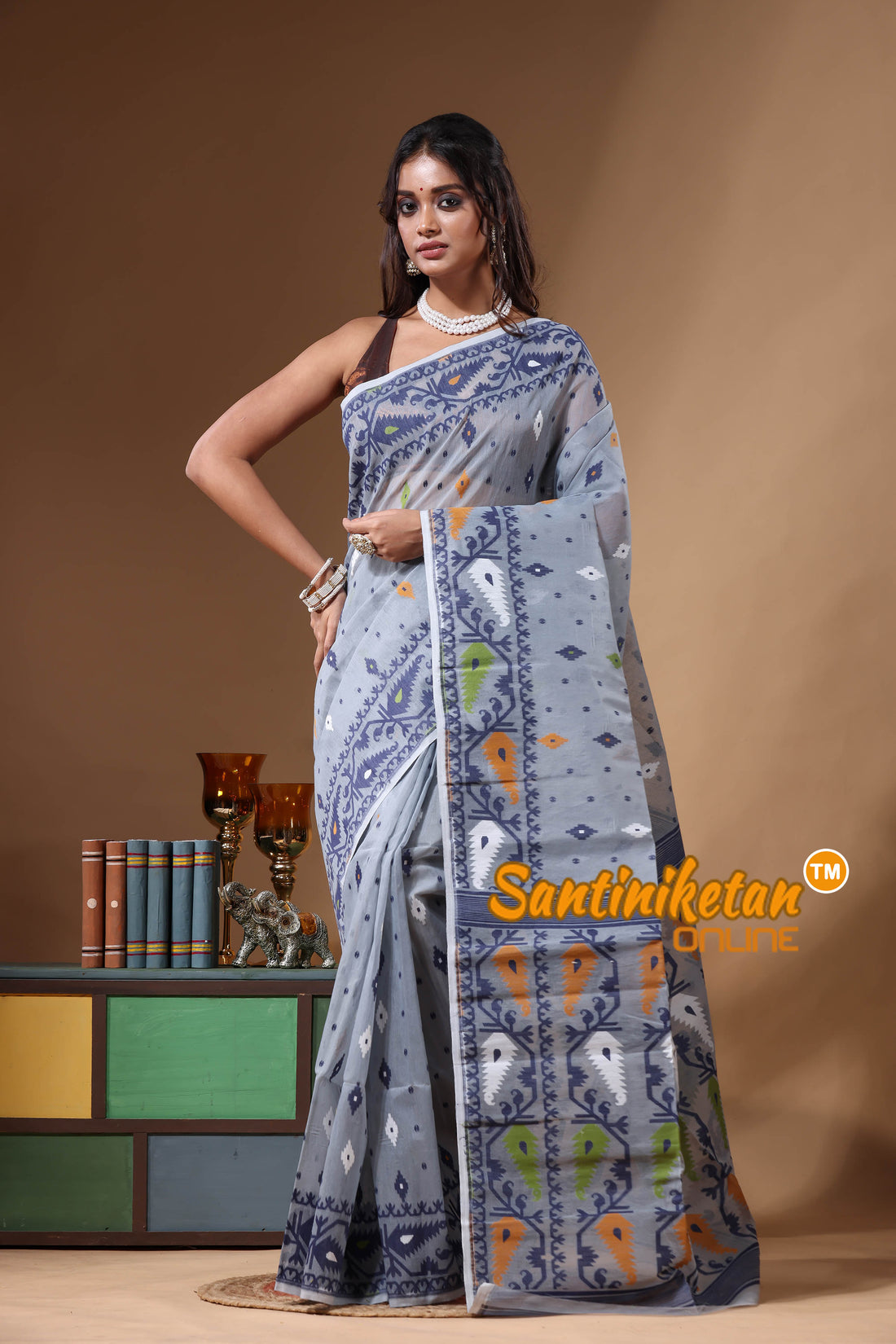 Resham Dhakai Jamdani SN2630968