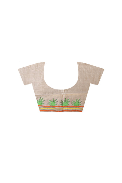 Pure Gachi Tussar Kantha Stitch Saree SN2631128