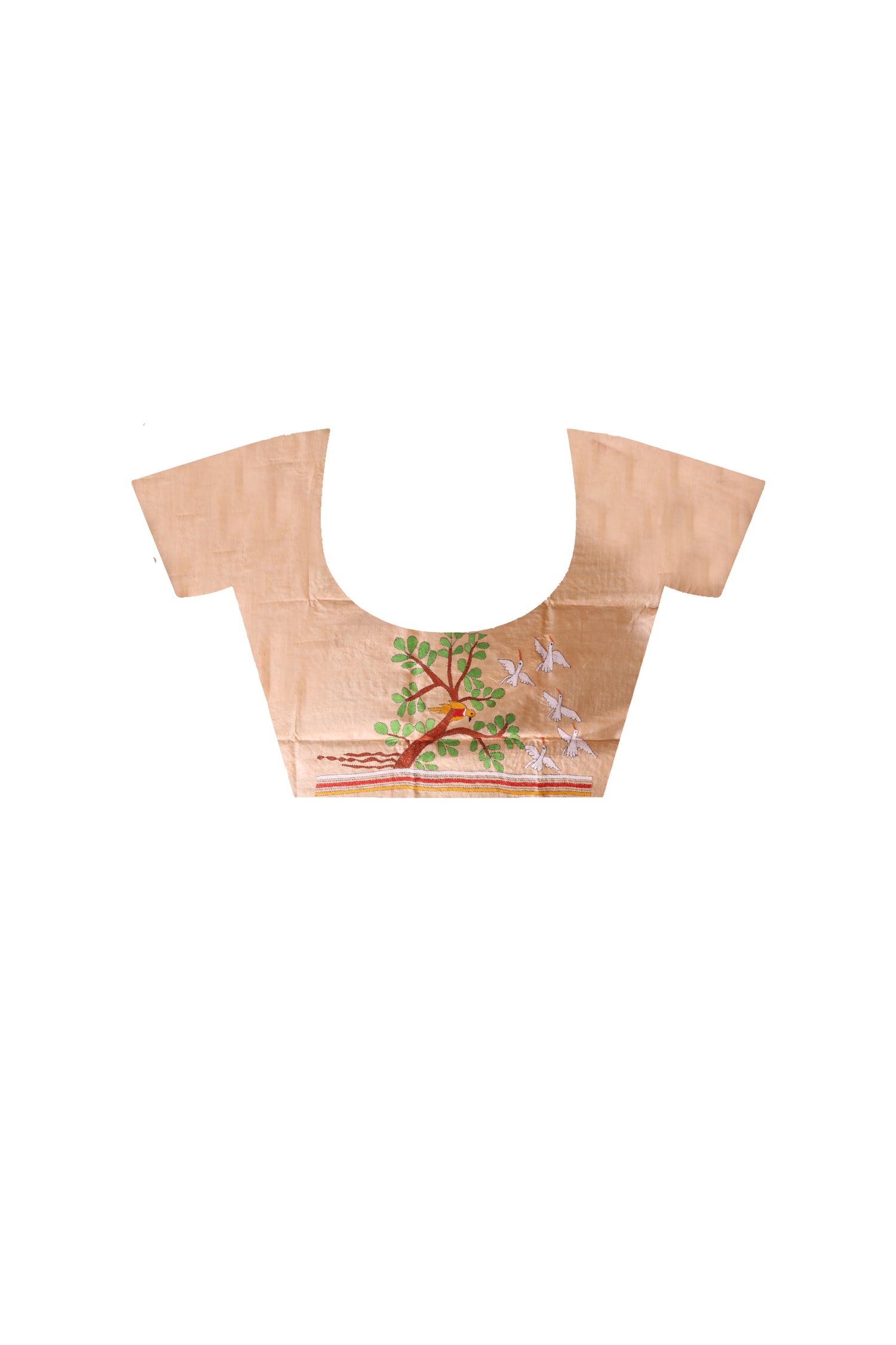 Pure Gachi Tussar Kantha Stitch Saree SN2631704