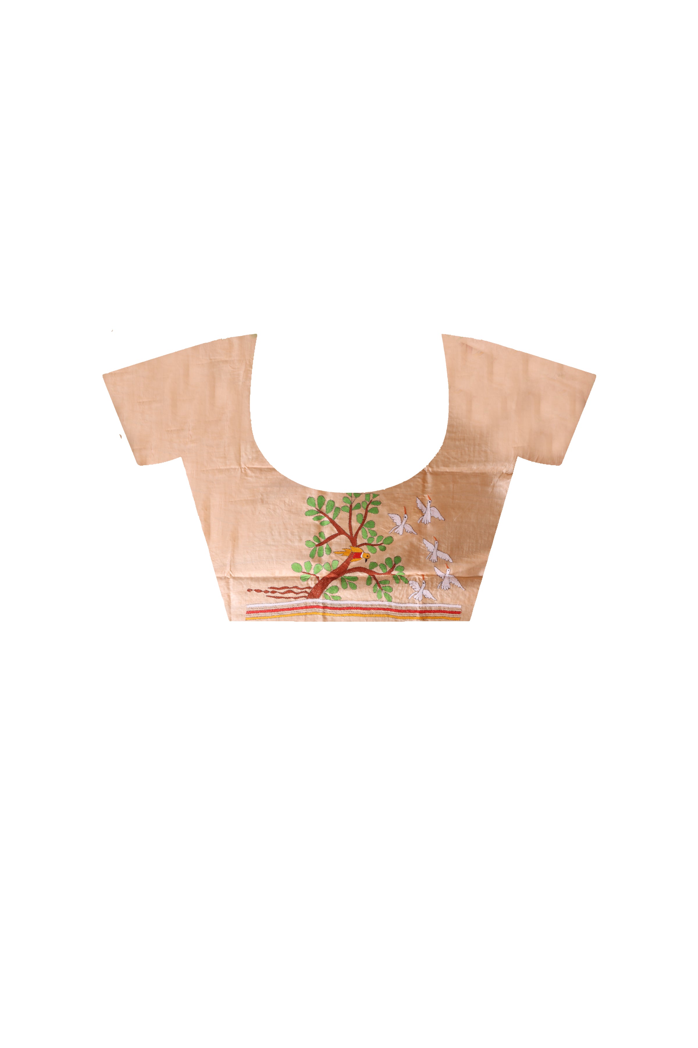 Pure Gachi Tussar Kantha Stitch Saree SN2631704