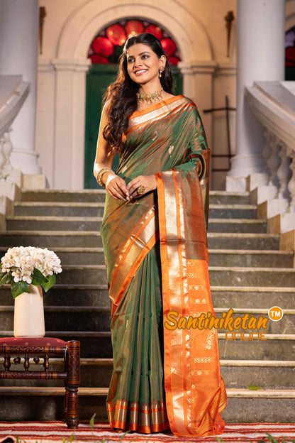 Kanjivaram Design Garad Silk Saree with Blouse SN2631814
