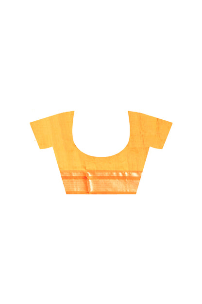 Kanjivaram Design Garad Silk Saree with Blouse SN2631814