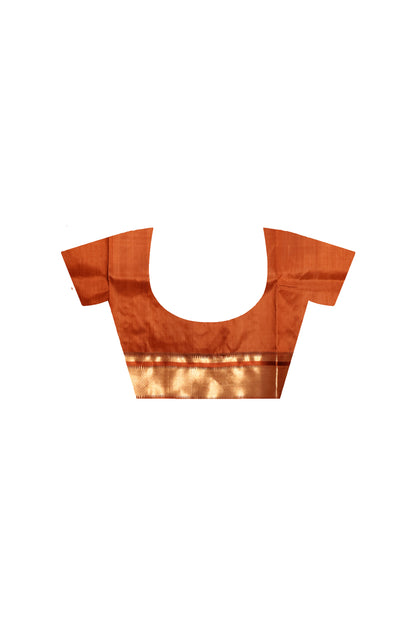 Kanjivaram Design Garad Silk Saree with Blouse SN2631821