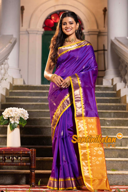 Kanjivaram Design Garad Silk Saree with Blouse SN2631833