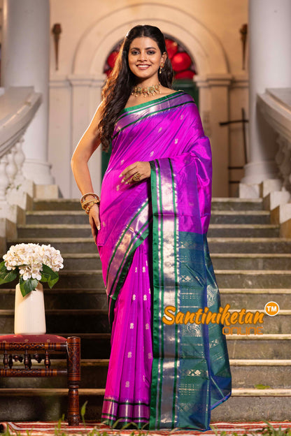 Kanjivaram Design Garad Silk Saree with Blouse SN2631857