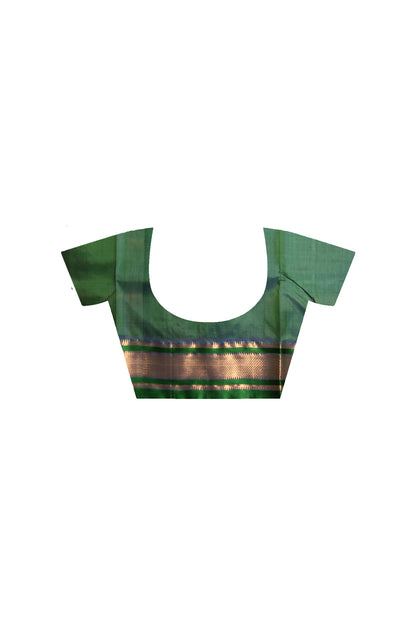 Kanjivaram Design Garad Silk Saree with Blouse SN2631857