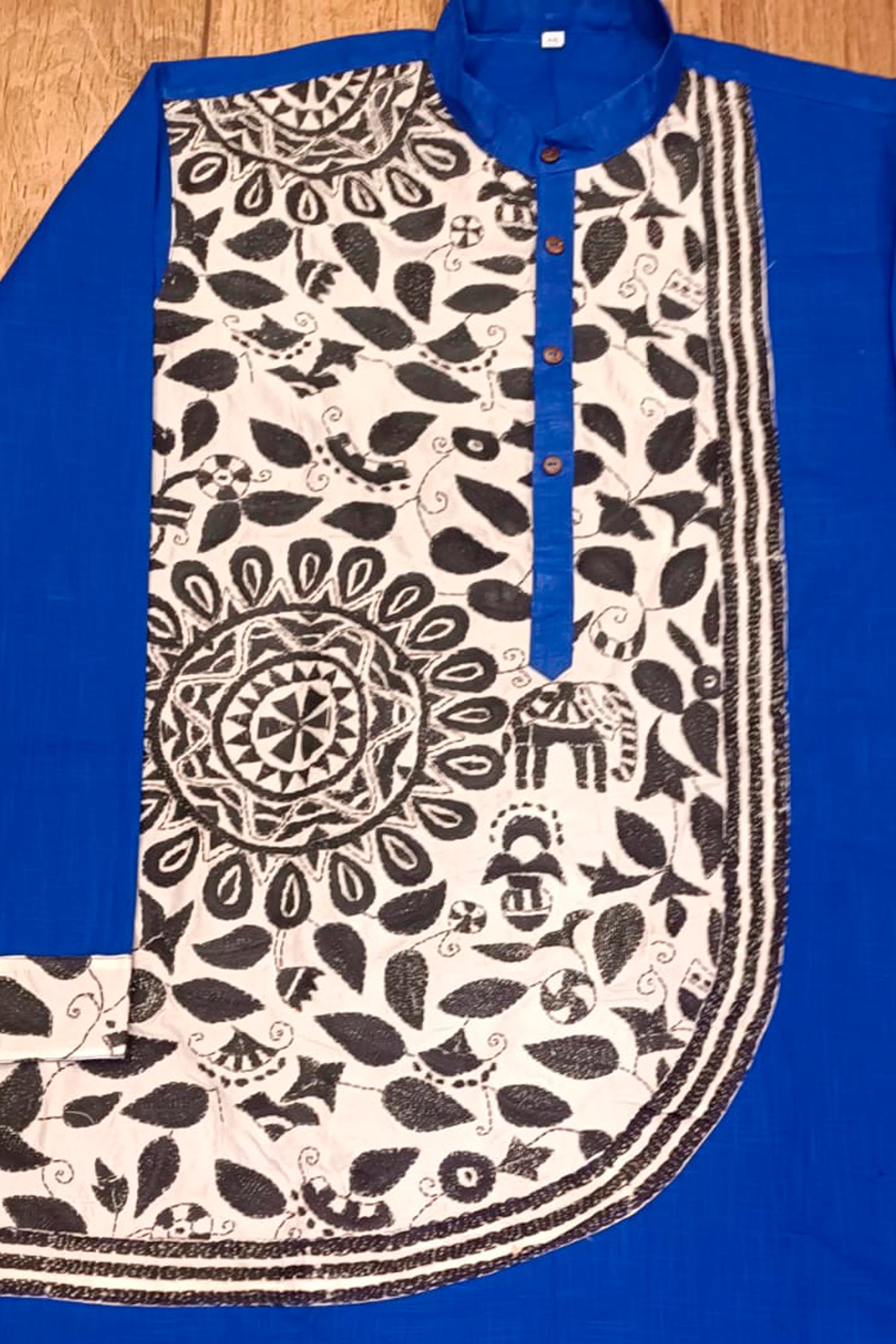 Cotton Kantha Stitch (Hand Embroidery) Panjabi
