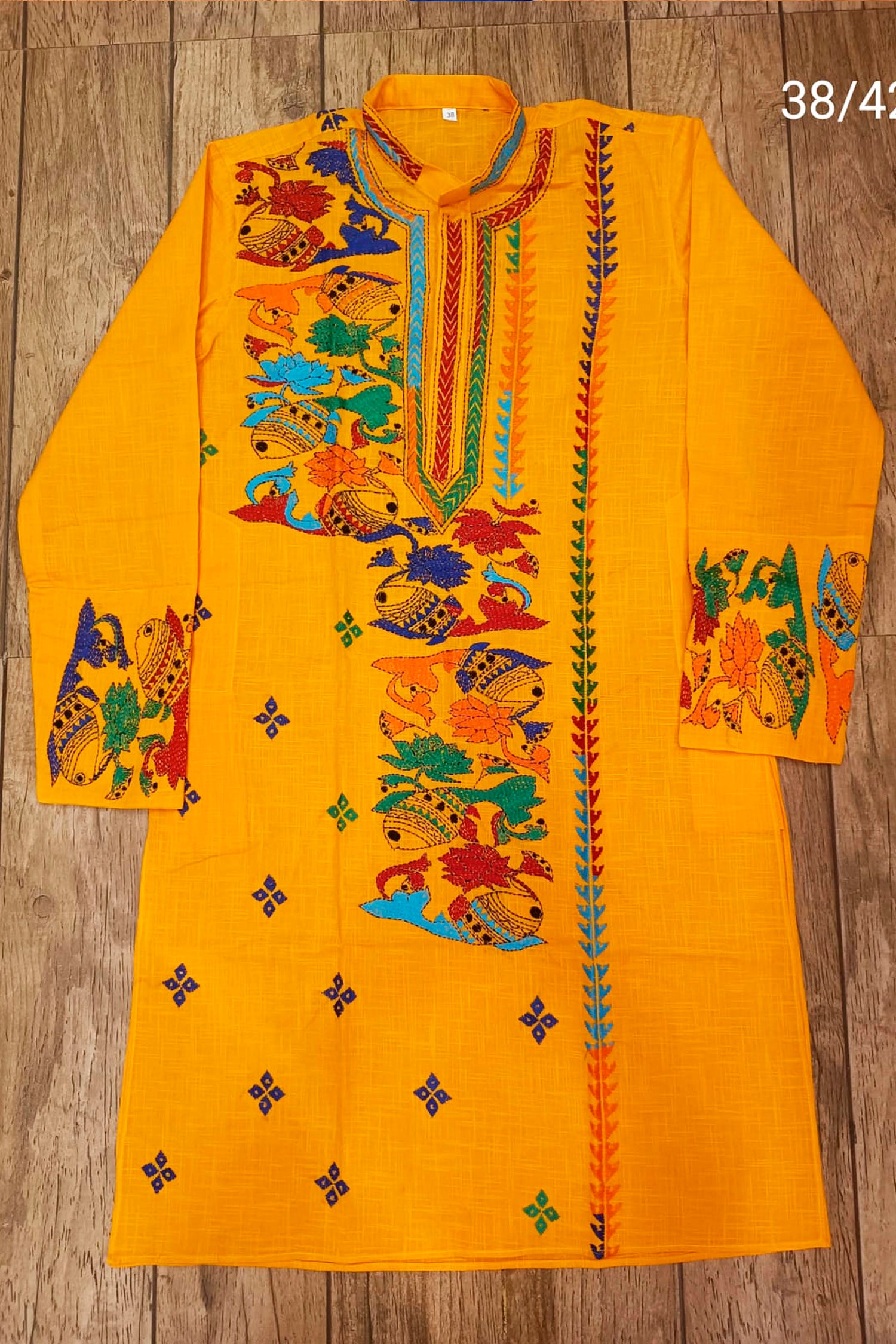 Cotton Kantha Stitch (Hand Embroidery) Panjabi