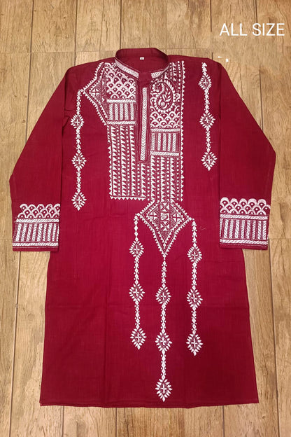 Cotton Kantha Stitch (Hand Embroidery) Panjabi