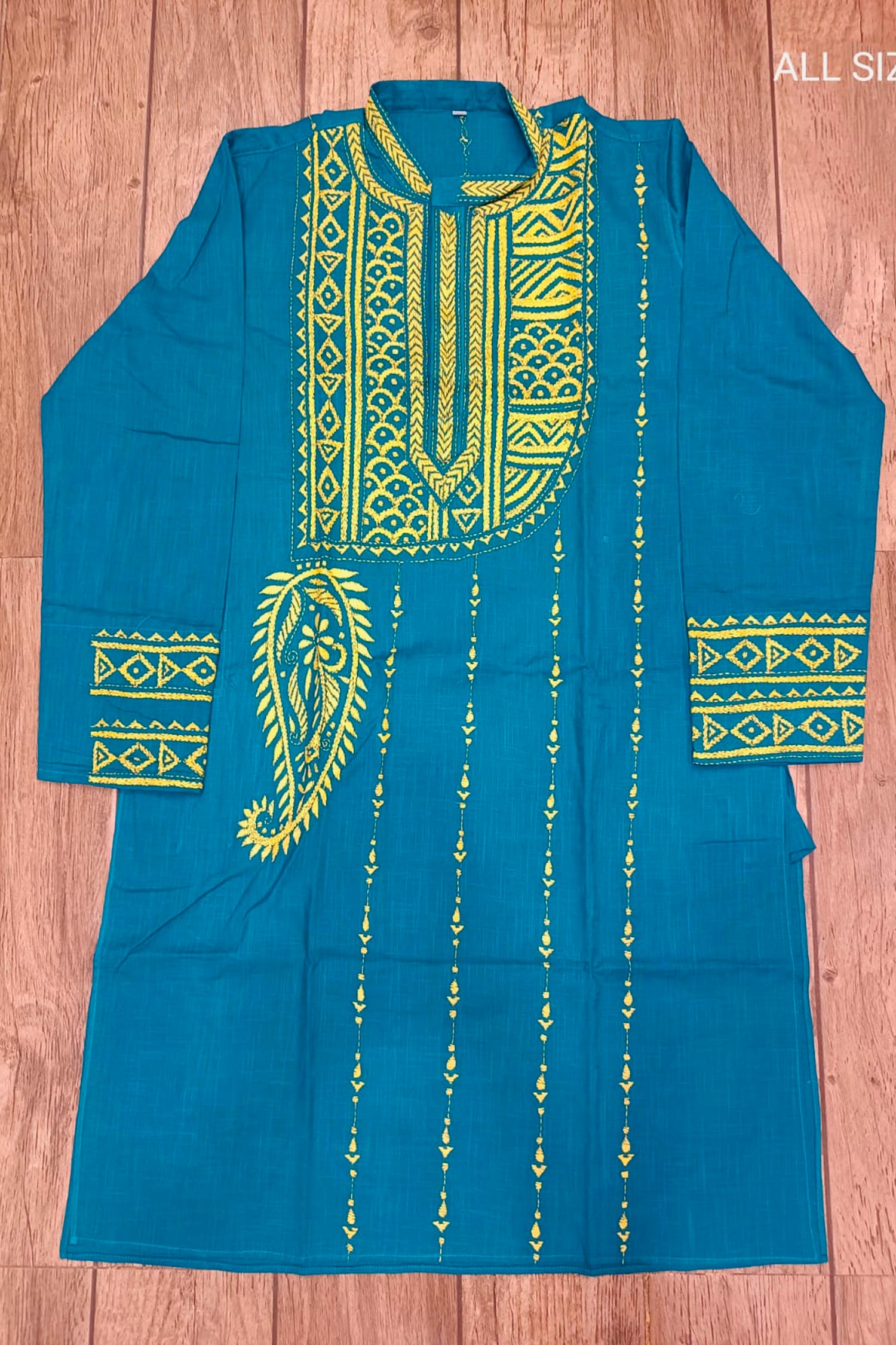 Cotton Kantha Stitch (Hand Embroidery) Panjabi