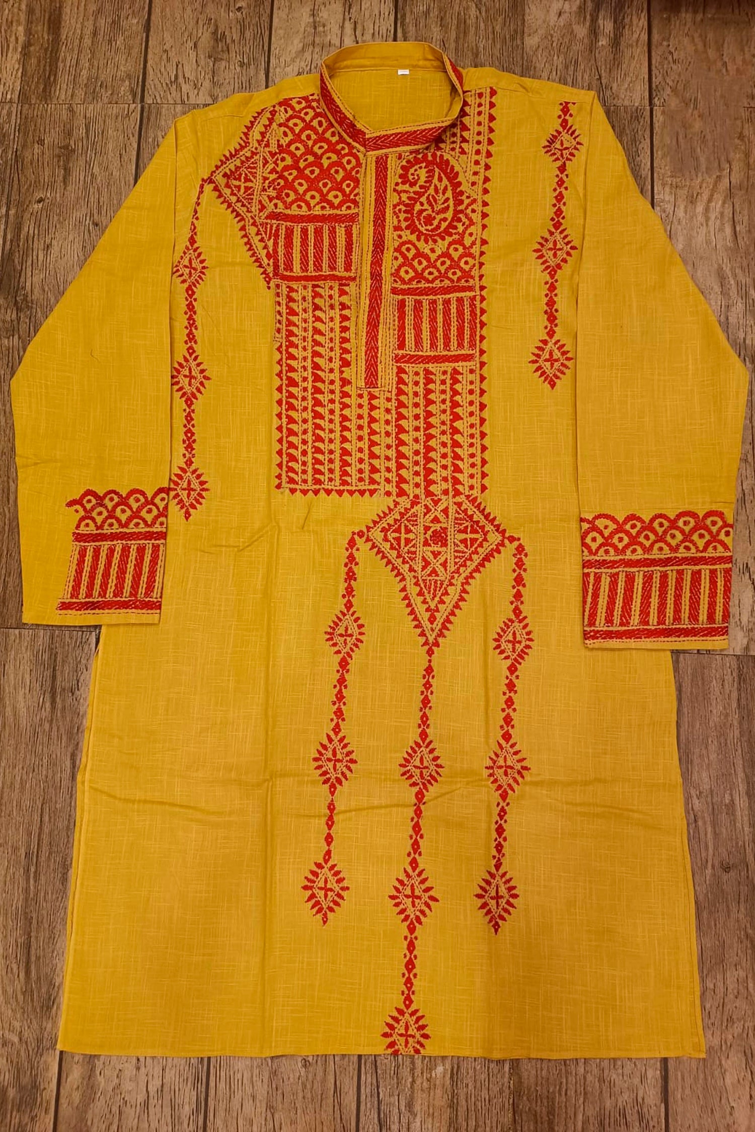 Cotton Kantha Stitch (Hand Embroidery) Panjabi