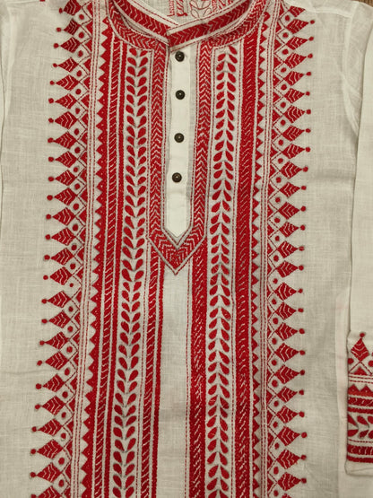 Cotton Kantha Stitch (Hand Embroidery) Panjabi