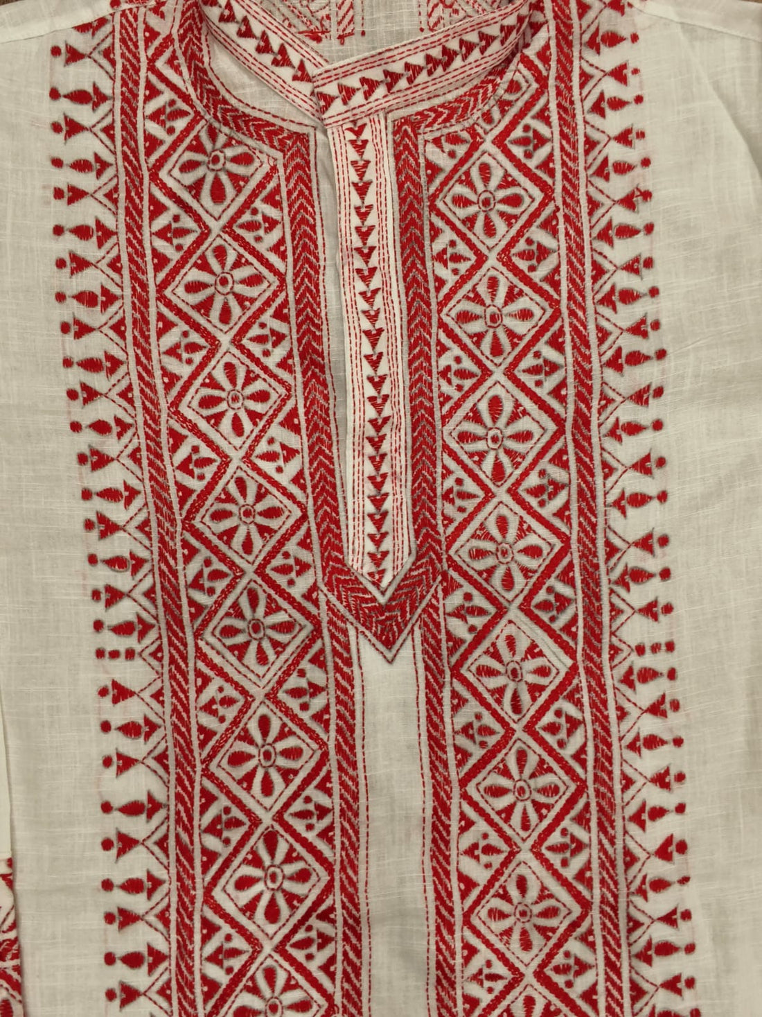 Cotton Kantha Stitch (Hand Embroidery) Panjabi