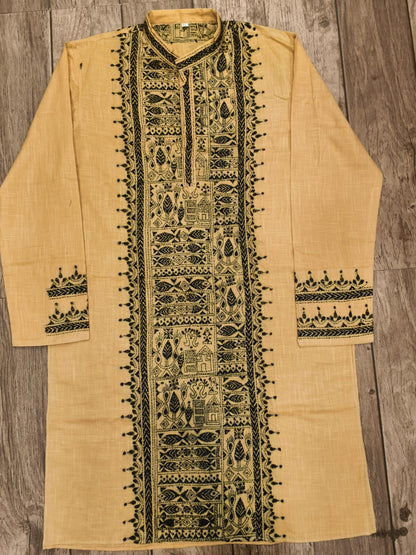Cotton Kantha Stitch (Hand Embroidery) Panjabi