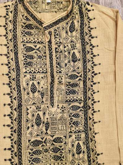 Cotton Kantha Stitch (Hand Embroidery) Panjabi