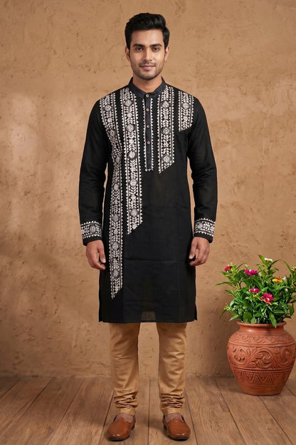 Cotton Kantha Stitch (Hand Embroidery) Panjabi