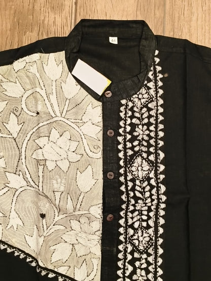 Cotton Kantha Stitch (Hand Embroidery) Panjabi
