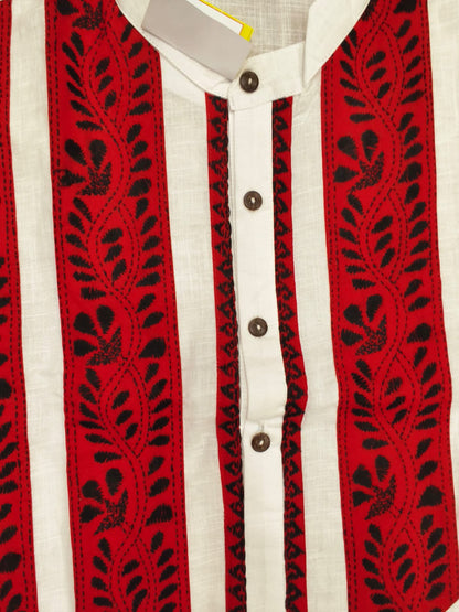 Cotton Kantha Stitch (Hand Embroidery) Panjabi