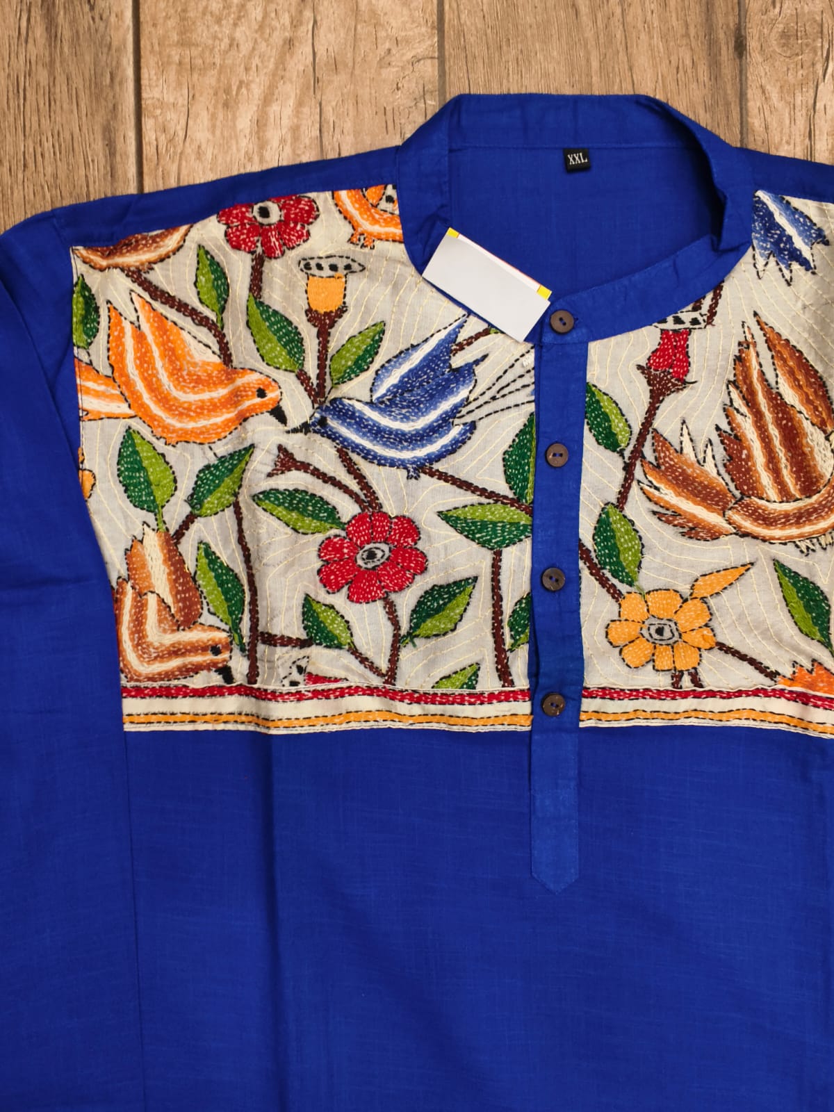 Cotton Kantha Stitch (Hand Embroidery) Panjabi