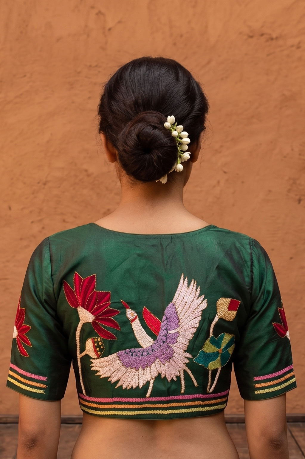 Kantha Stitch Blouse SN2023WP010
