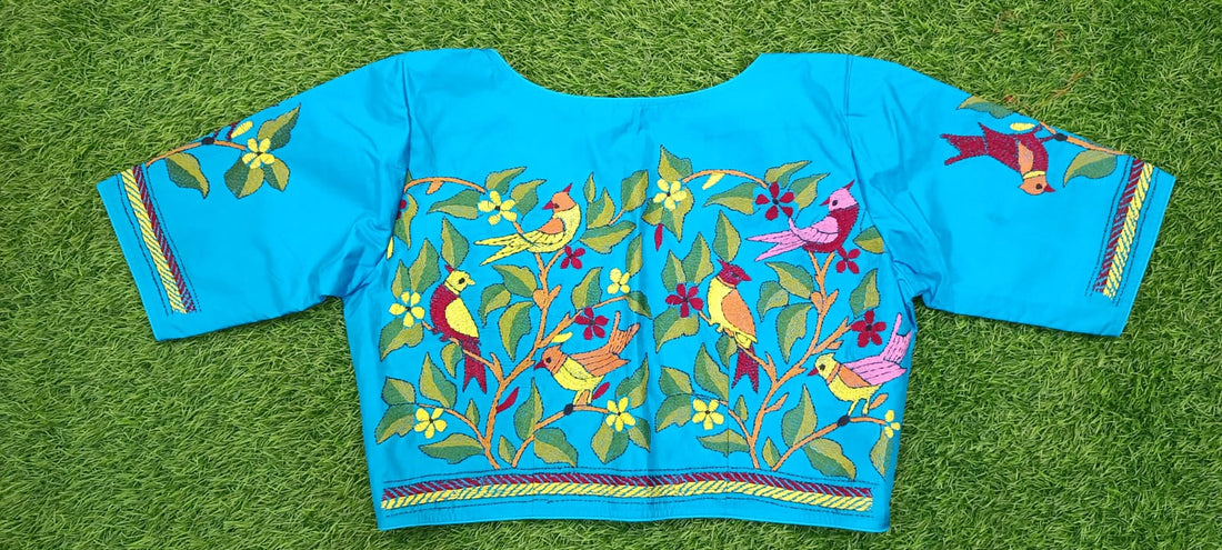 Kantha Stitch Blouse SN2023WP015