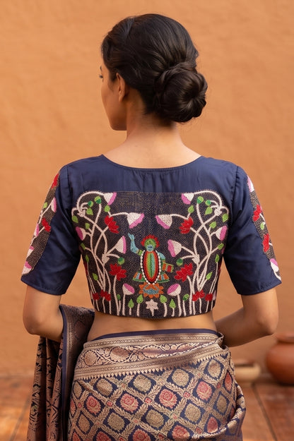 Kantha Stitch Blouse SN2023WP018