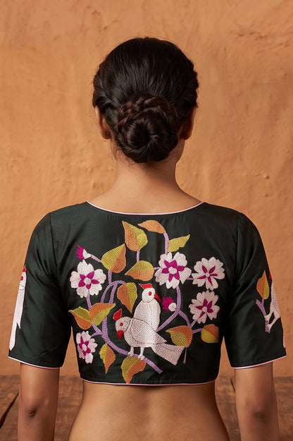 Kantha Stitch Blouse SN2023WP021