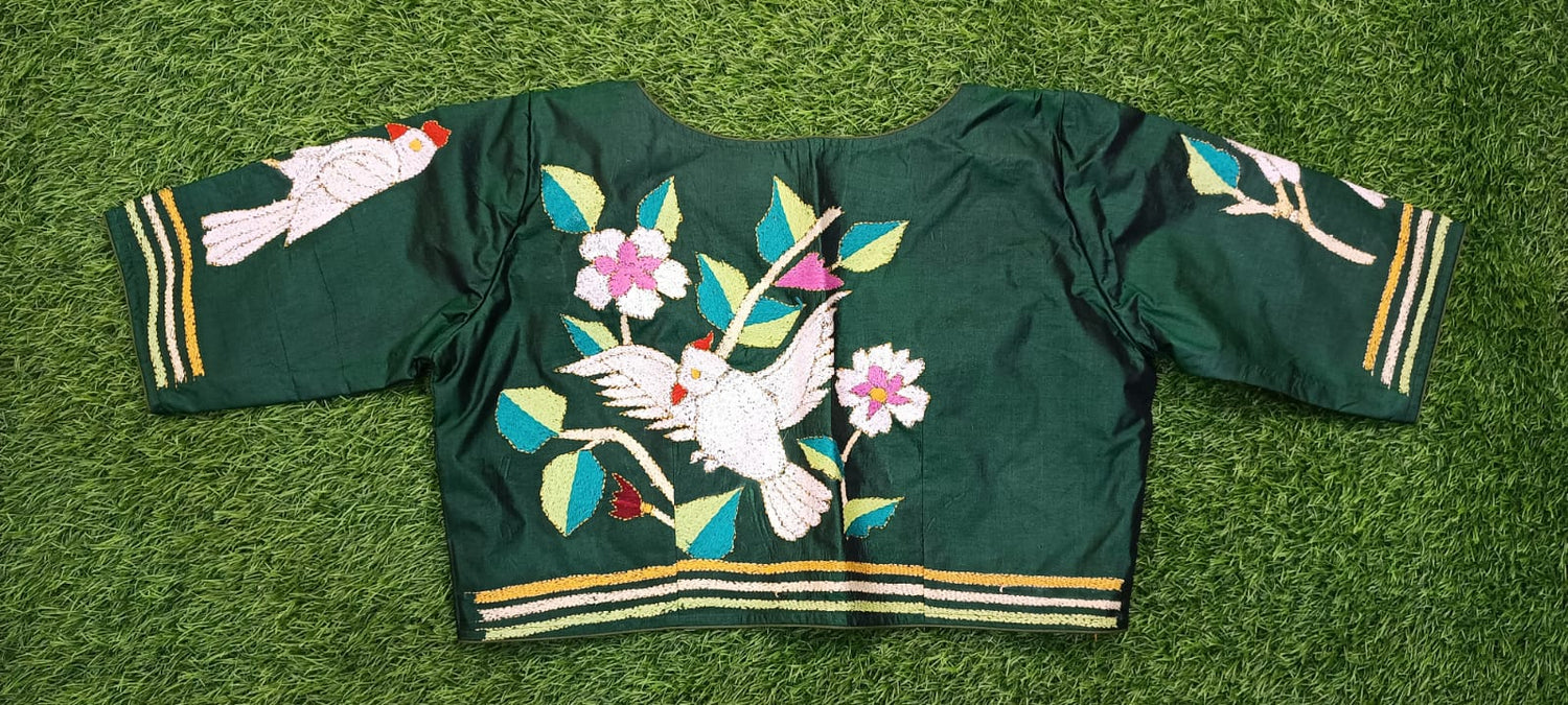 Kantha Stitch Blouse SN2023WP024