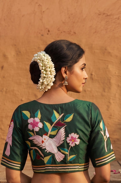 Kantha Stitch Blouse SN2023WP024