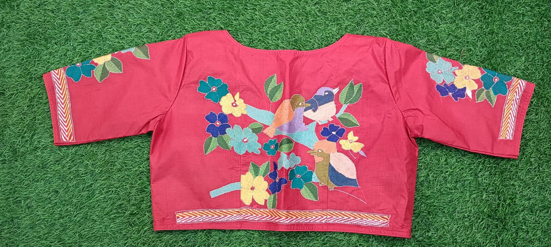 Kantha Stitch Blouse SN2023WP026