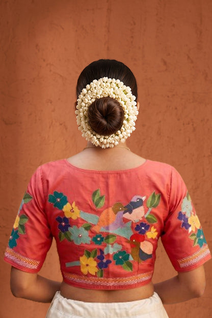 Kantha Stitch Blouse SN2023WP026